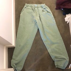 Men’s Crazy Shirt Ti Leaf Dyed Green Joggers (M)